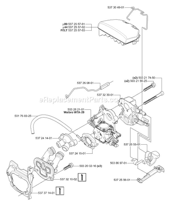 Husqvarna 55 Throttle Linkage Diagram