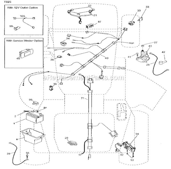 Craftsman Yt3000 Mower Deck Diagram
