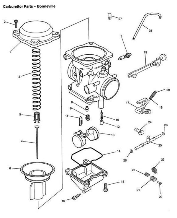 Nikki 6100 Carburetor Parts Diagram