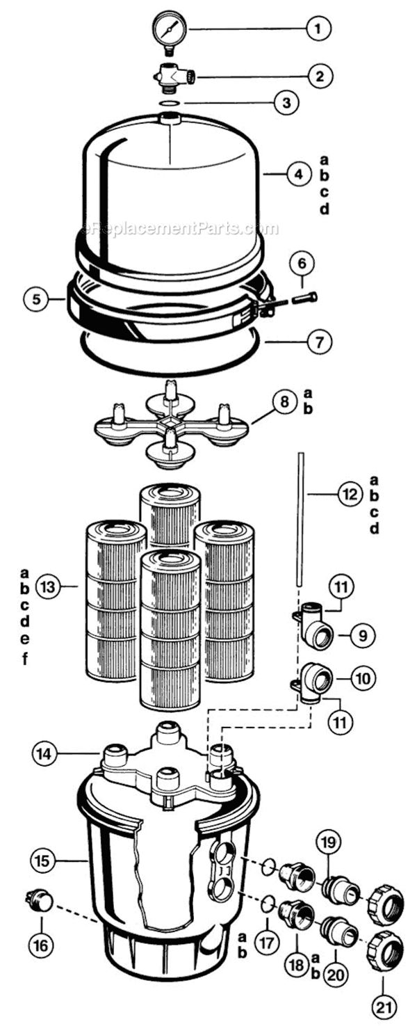 Hayward Cartridge Filter Parts Diagram