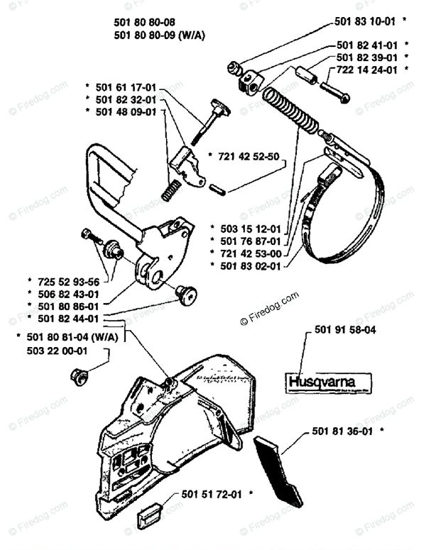 Husqvarna 55 Throttle Linkage Diagram