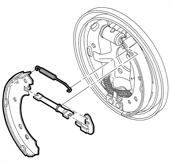 2003 Saturn L200 Drum Brake Diagram