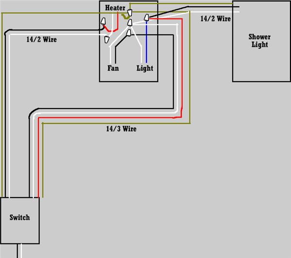 Wiring A Bathroom Exhaust Fan With Light