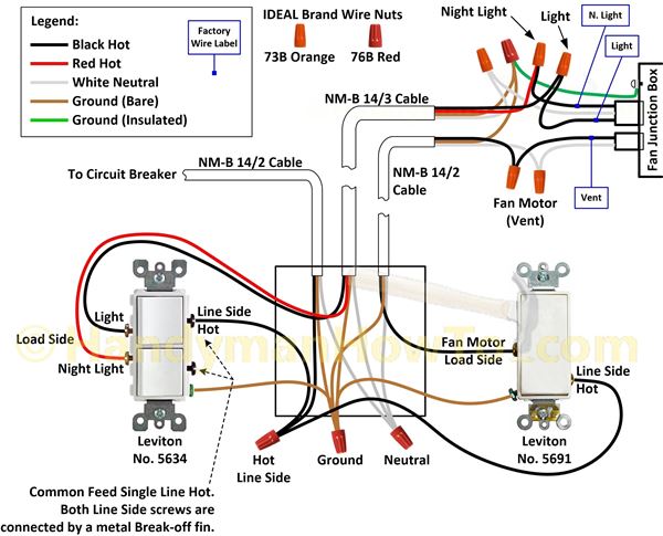 Range Hood Fan Motor Wiring