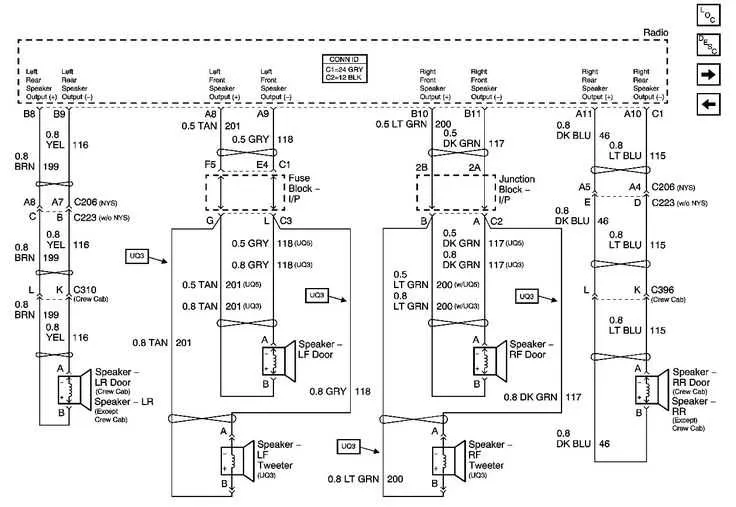 05 gmc sierra radio wiring diagram