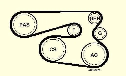 07 ford fusion belt diagram