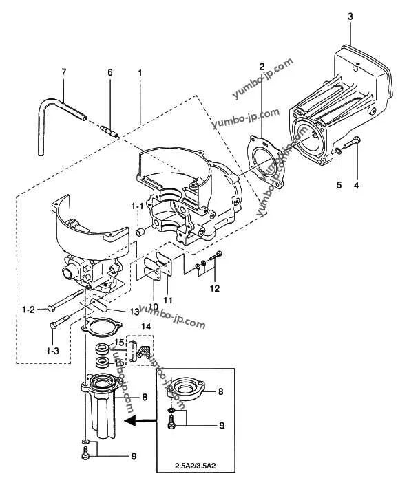 2 stroke outboard motor diagram
