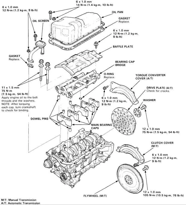 2001 honda accord engine diagram