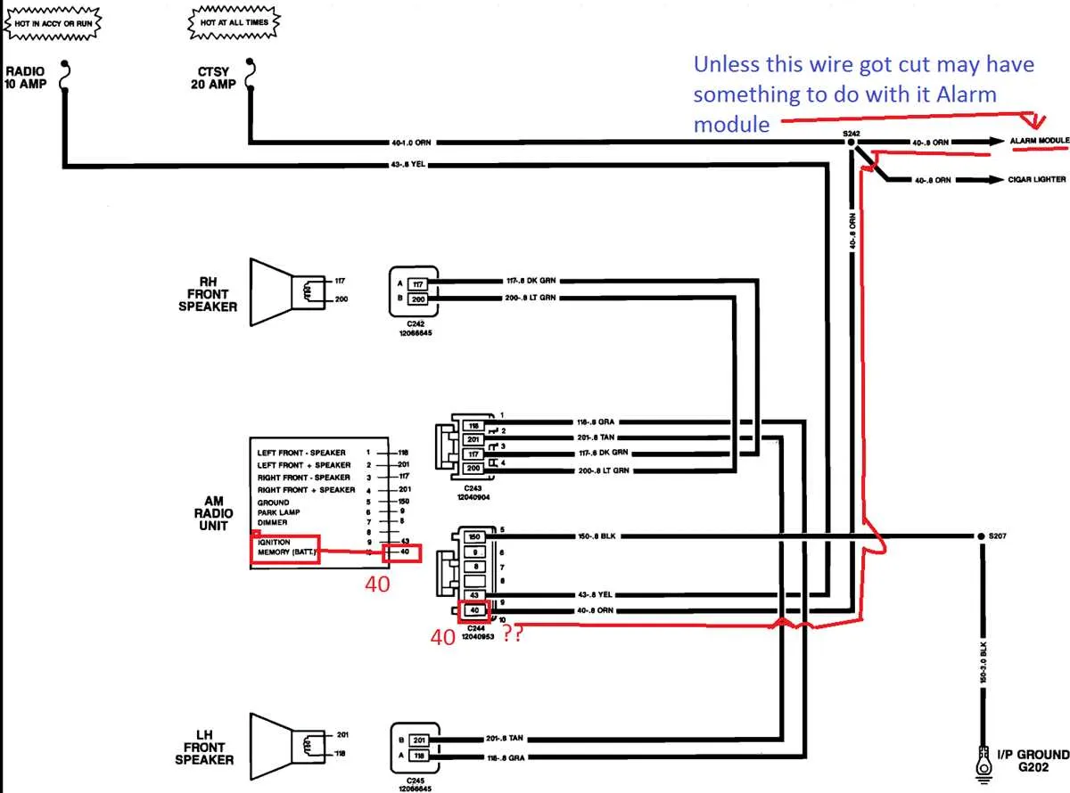 2003 gmc sierra radio wiring diagram