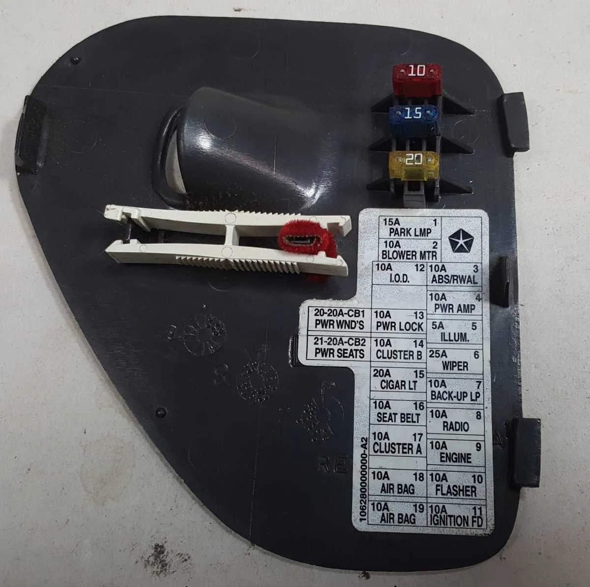 2006 dodge ram fuse box diagram