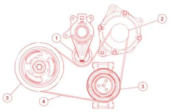2006 ford taurus belt diagram