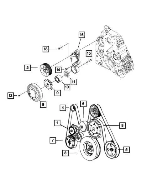 2007 dodge caliber belt diagram