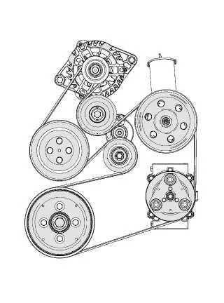 2007 ford fusion belt diagram