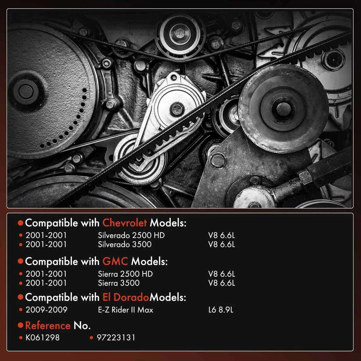 2020 chevy 6.6 gas belt diagram