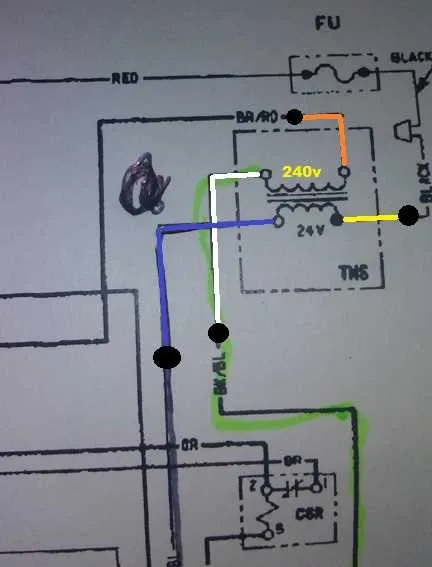 240v 24v transformer wiring diagram