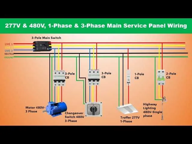 277 volt lighting wiring diagram
