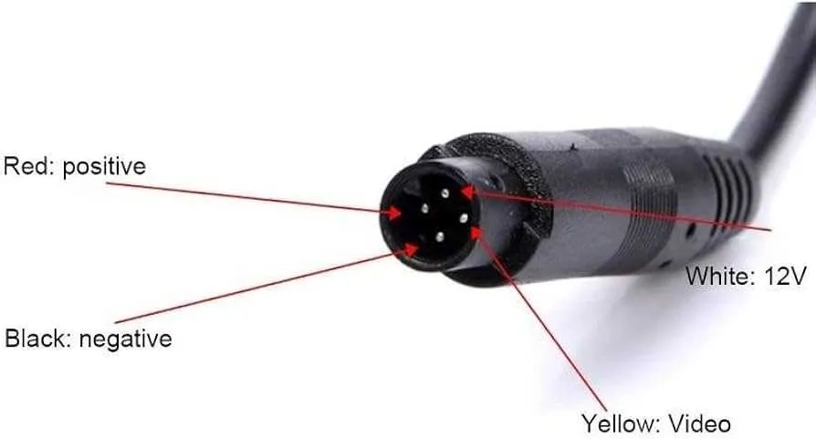 4 wire reverse camera wiring diagram