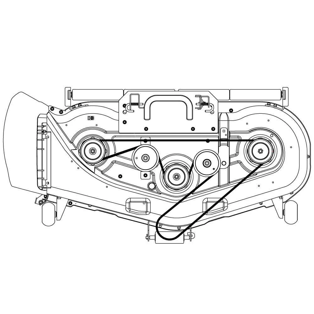 craftsman lawn mower deck diagram