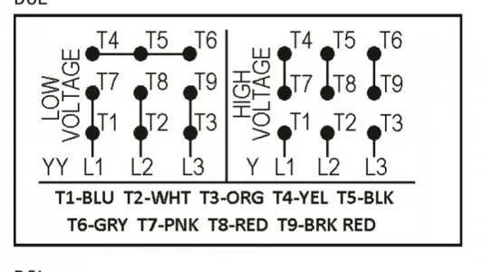 electric motor wiring diagram 3 phase