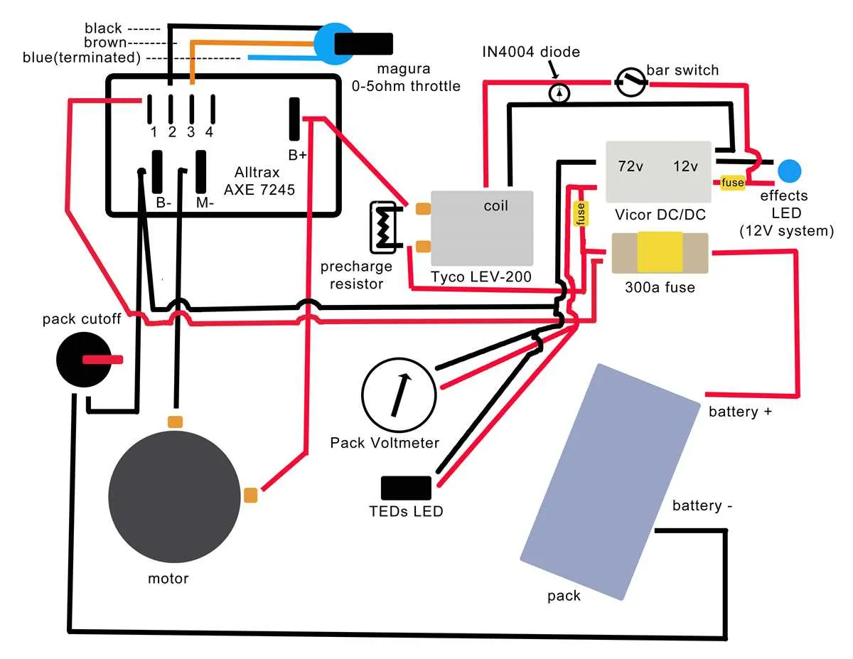 electric motor wiring diagram