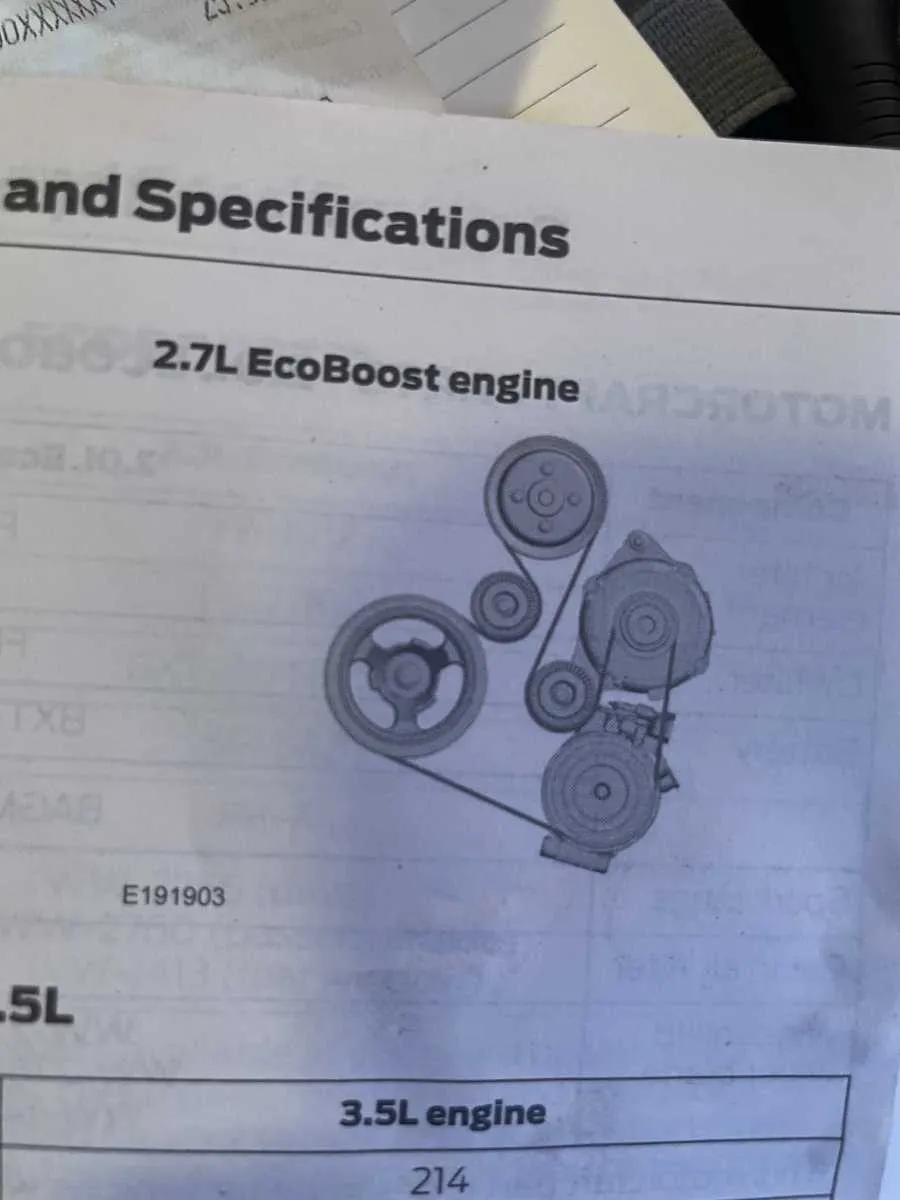 ford fusion serpentine belt diagram