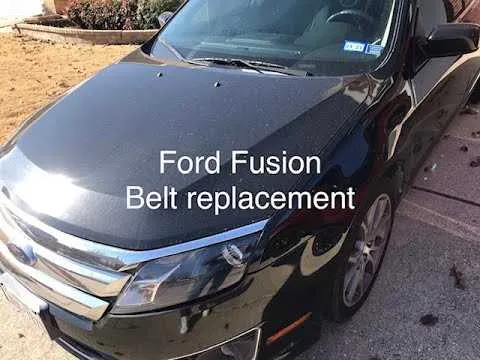 ford fusion serpentine belt diagram
