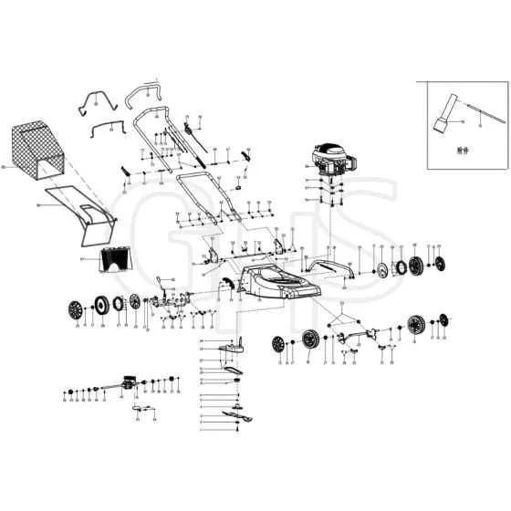 honda lawn mower parts diagram