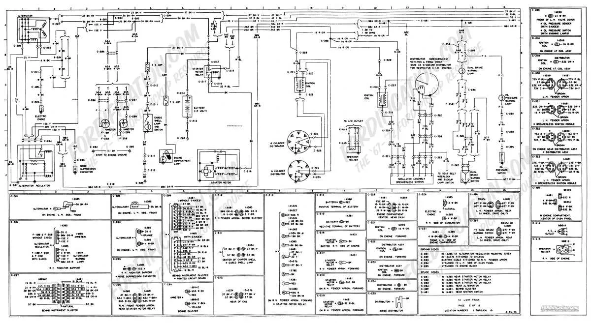 international truck wiring diagram schematic