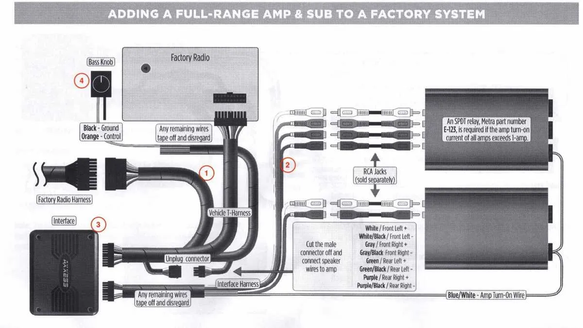 metra instruction axxess line output converter wiring diagram