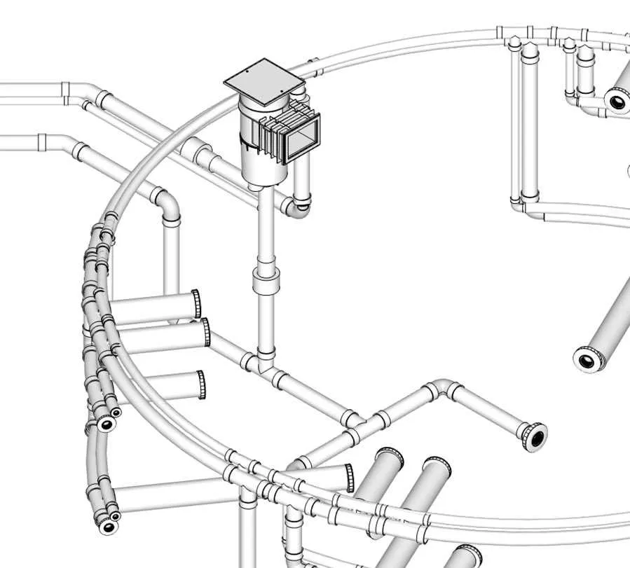 spa pool plumbing diagram