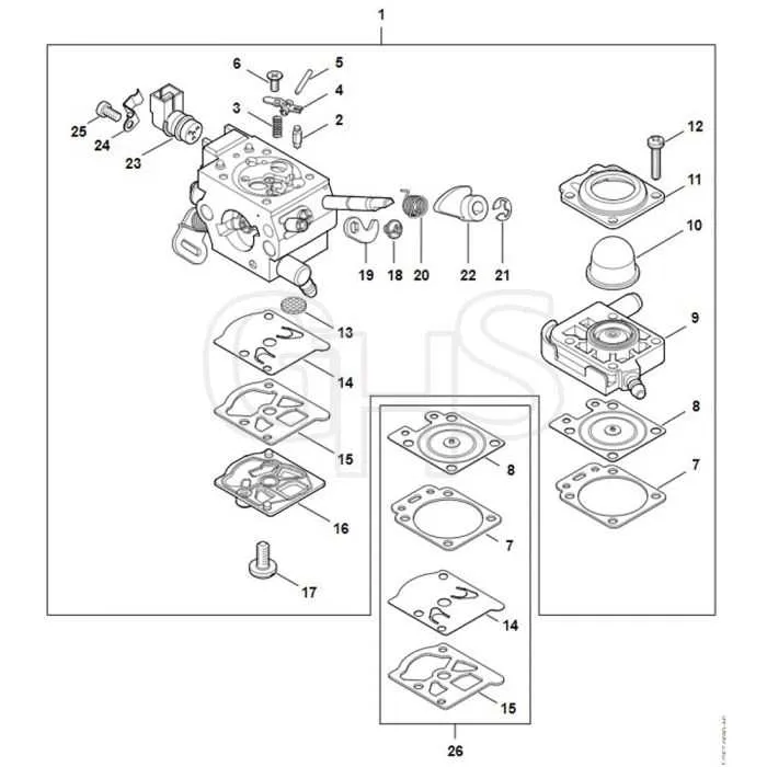 stihl fs45 parts diagram