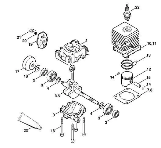 stihl fs45c parts diagram
