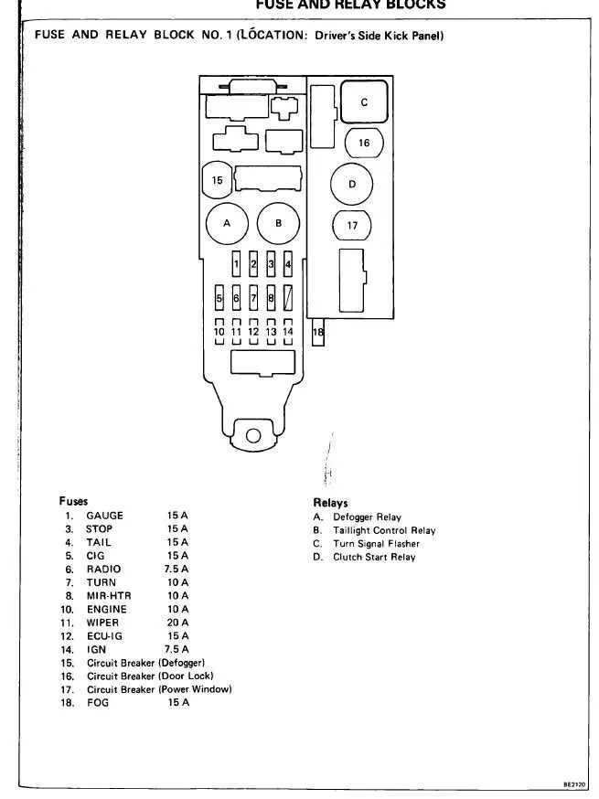 toyota fuse box diagram