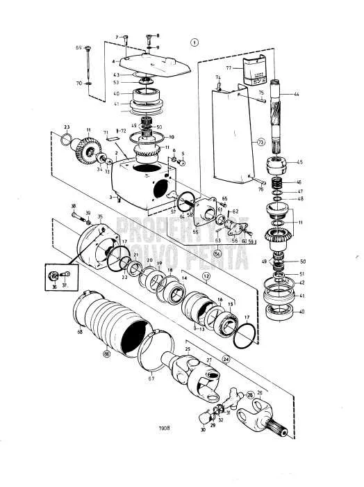 volvo penta parts diagrams