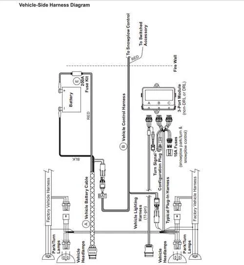 western snow plow wiring diagram