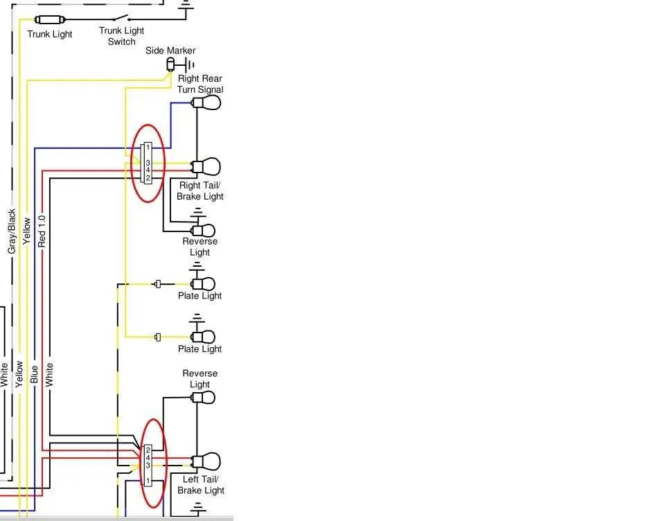 tail light wiring diagram