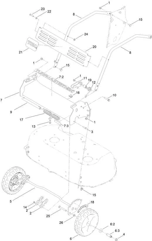 toro timemaster parts diagram