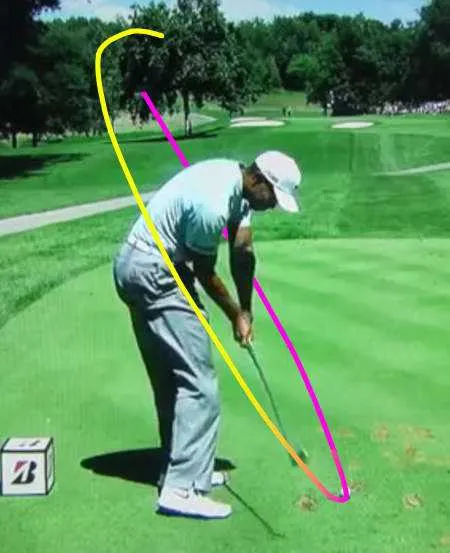 driver swing path diagram