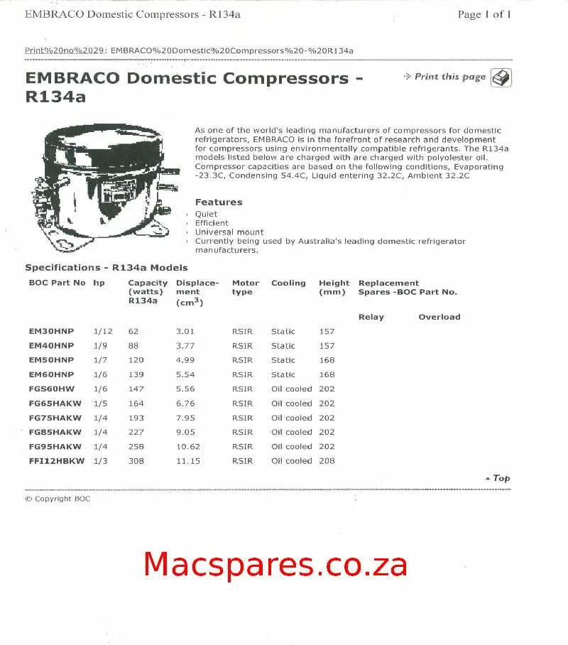 embraco compressor wiring diagram