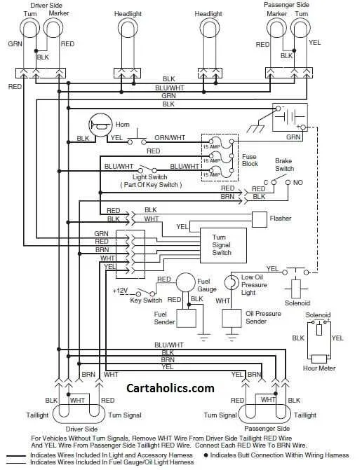 ezgo gas golf cart wiring diagram