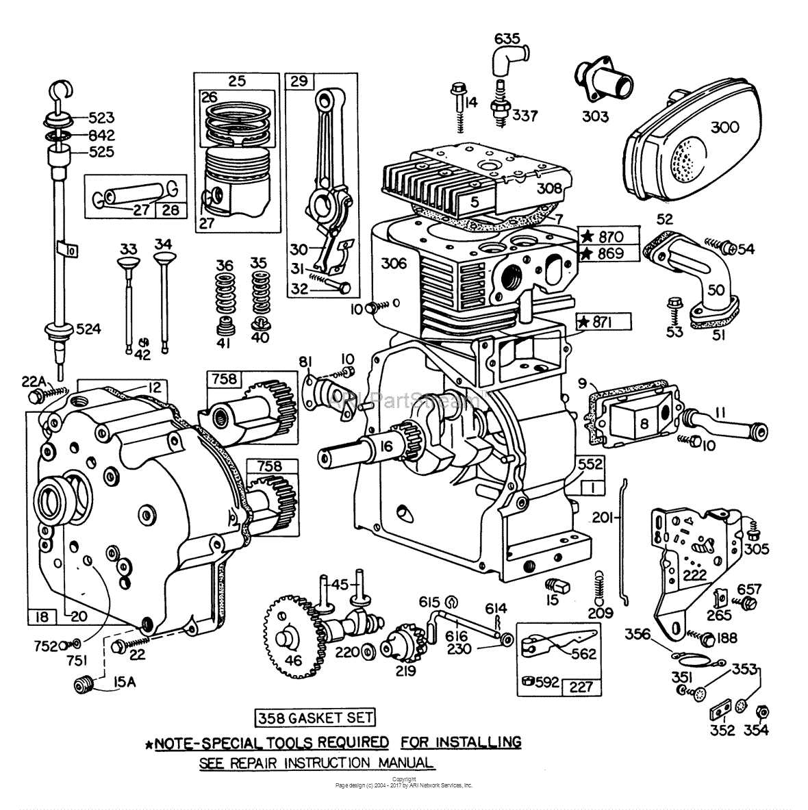 Electrical Schematic for Briggs and Stratton 20 HP Engine