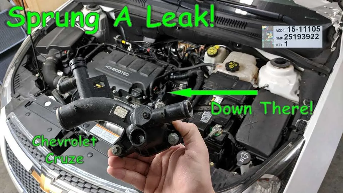 2011 chevy cruze coolant hose diagram