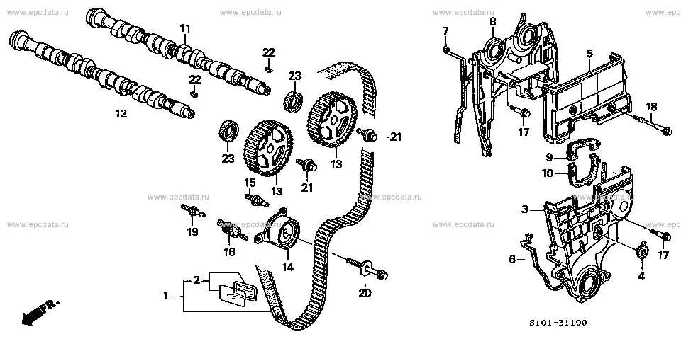 honda cr v belt diagram