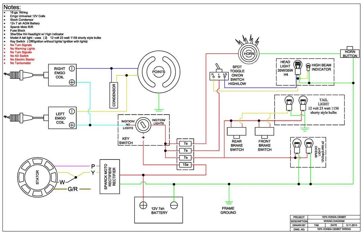 ignition switch suzuki motorcycle wiring diagram