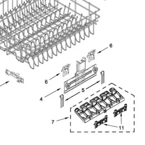 kitchenaid dishwasher parts diagram