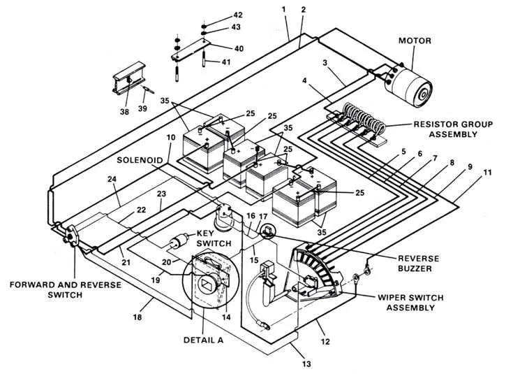 wiring diagram for 48 volt club car