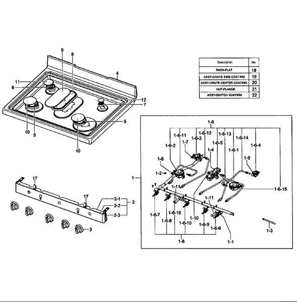 parts of a gas stove diagram parts of a gas stove diagram