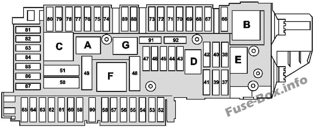 mercedes benz fuse box diagram