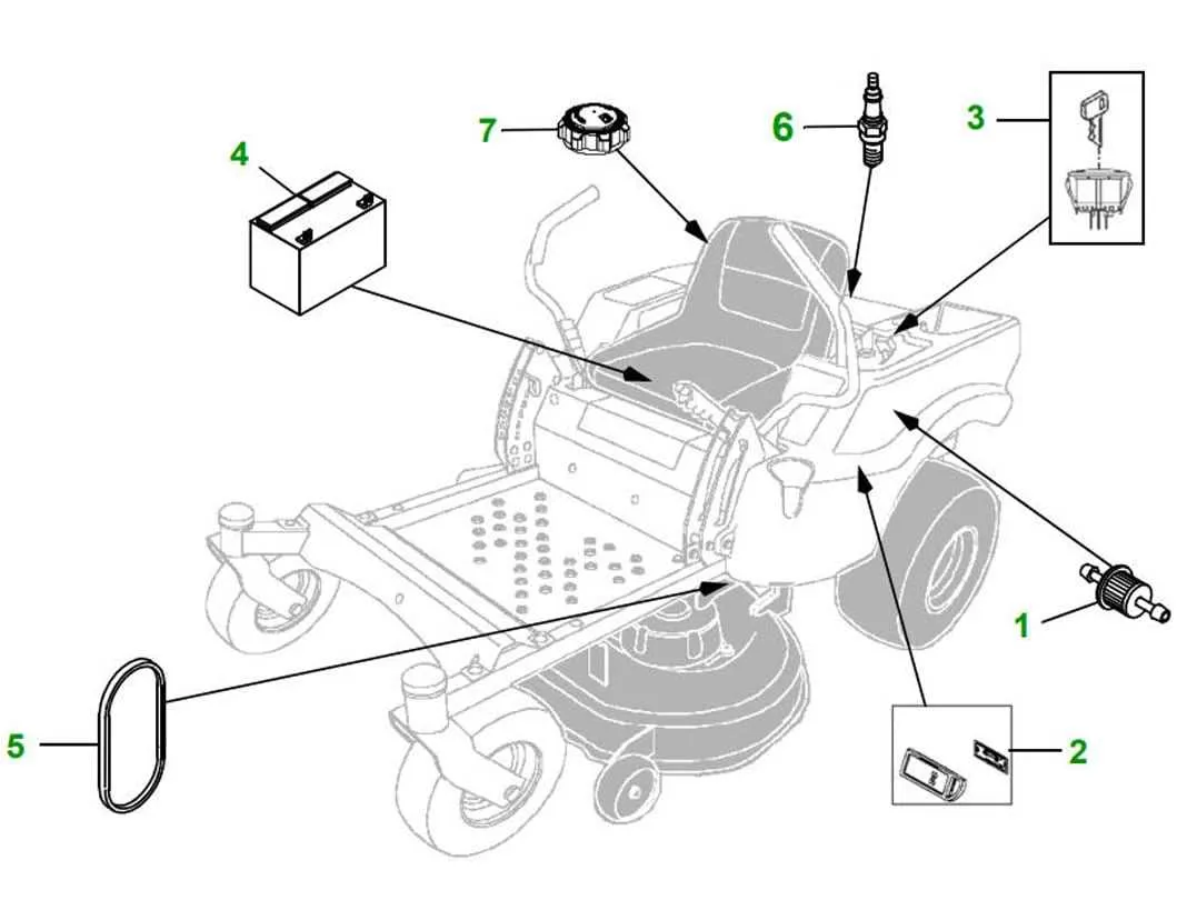 john deere z225 belt diagram