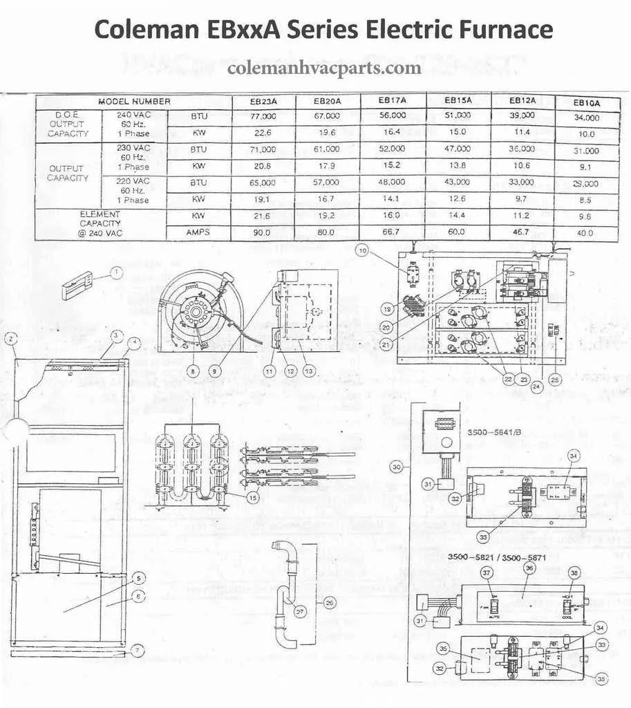 Wiring Diagram for Intertherm Electric Furnace